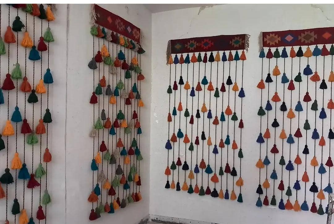 گلیم پرده پشمی