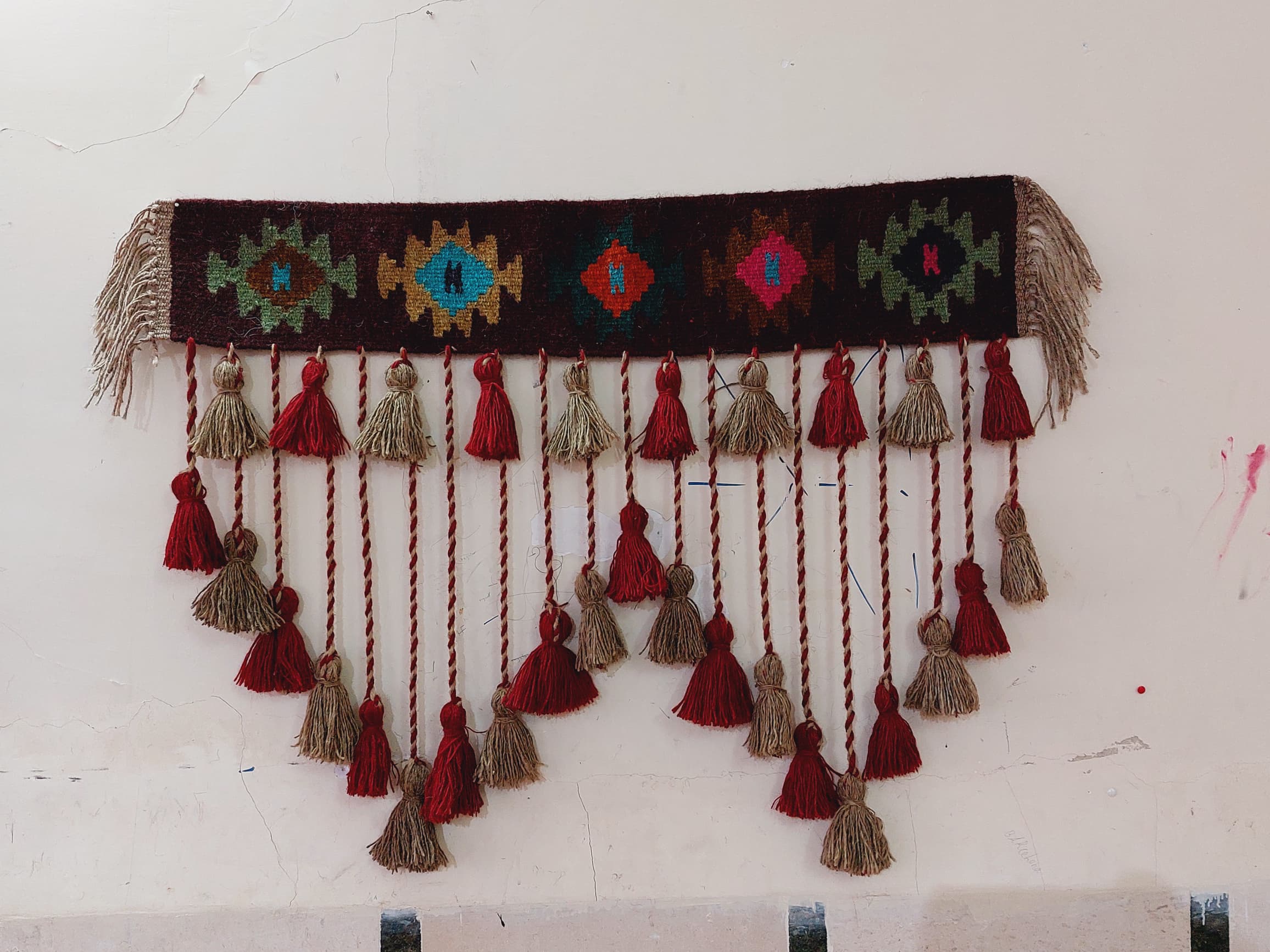 گلیم پرده سنتی یک متری